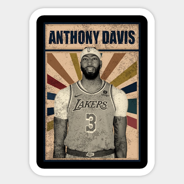 Los Angeles Lakers Anthony Davis Sticker by RobinaultCoils